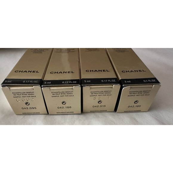 4x Chanel Sublimage LA CREME Ultimate Skin Regeneration Cream 0.17 oz /5 ml NIB - Picture 3 of 4